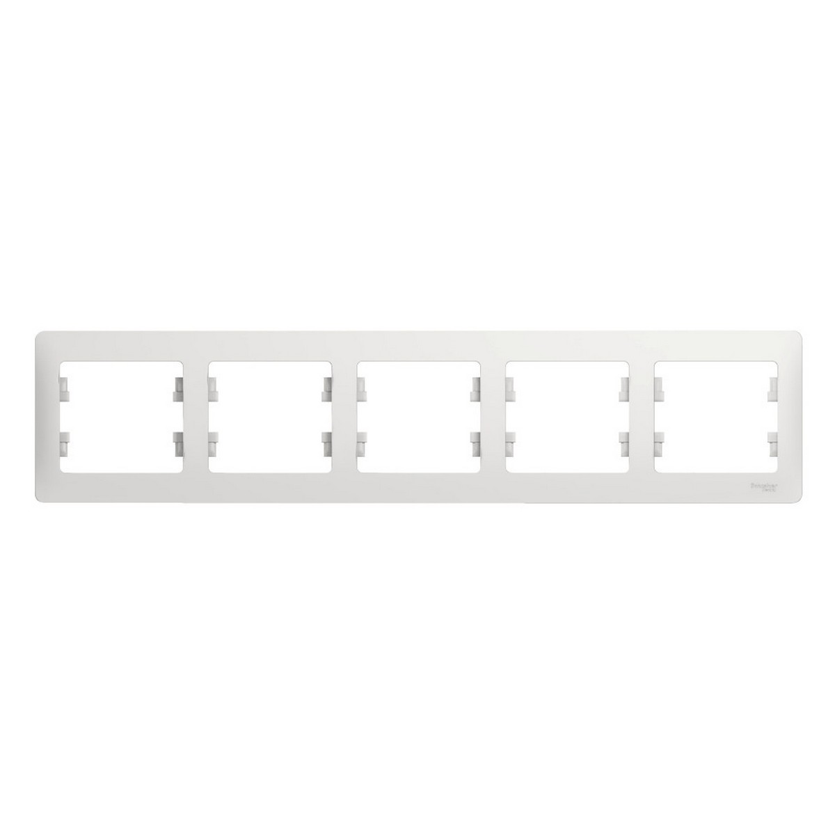 Glossa Белый Рамка Systeme Electric Glossa Белый 5-я, горизонтальная GSL000105