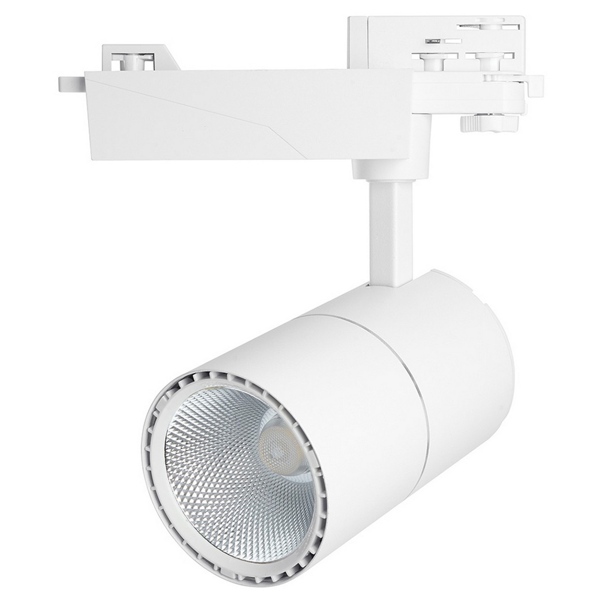 Трековые светодиодные светильники Светодиодный светильник Feron AL103 трековый на шинопровод 40W 2700K 35 гр. белый, 3х фазный MarketBright 51005 