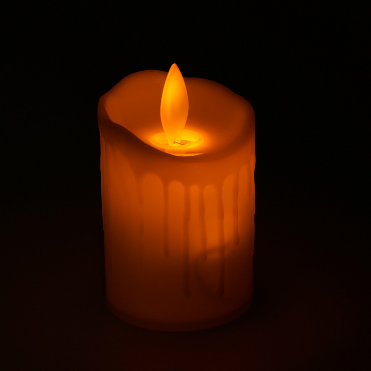 Световая фигура Feron LT134 Свеча "Пламя"1LED (батарейки в компл), 7,5см, белый 51459