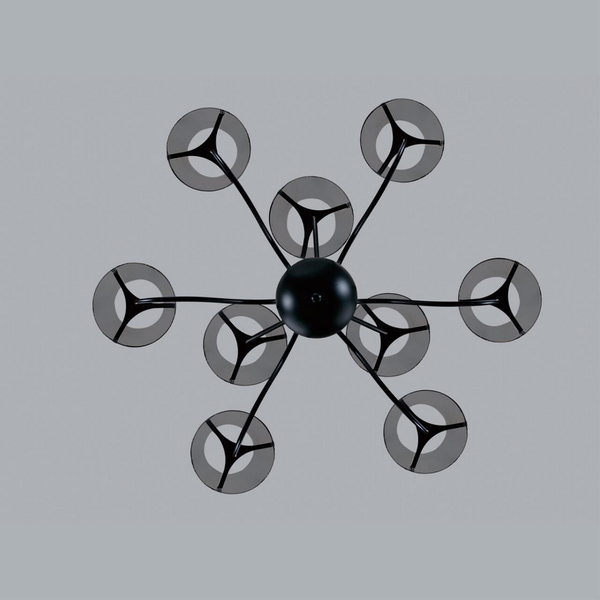 Люстры Люстра потолочная LUMION 6570/9C SMOKY 