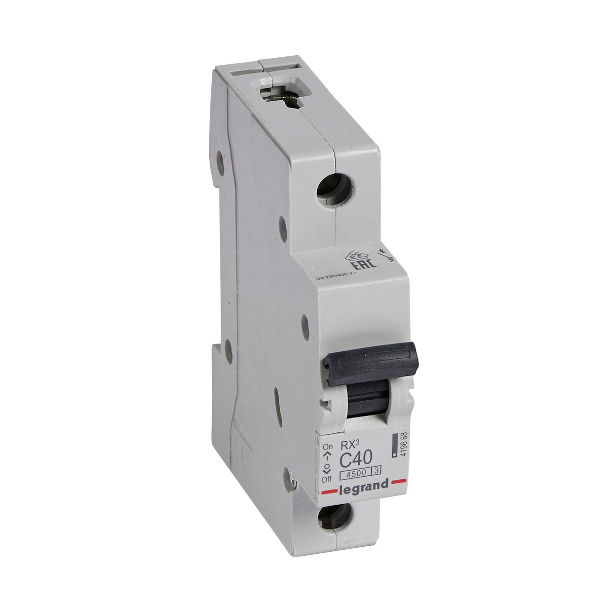 Автоматический выключатель Legrand RX3 1P 40A (С) 4,5kA 419668