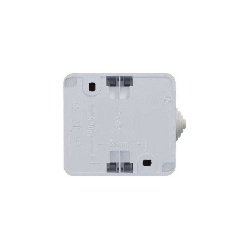 Этюд Белый Переключатель 1-клавишный Systeme Electric Этюд наружный Белый IP44 сх.6 BA10-046B