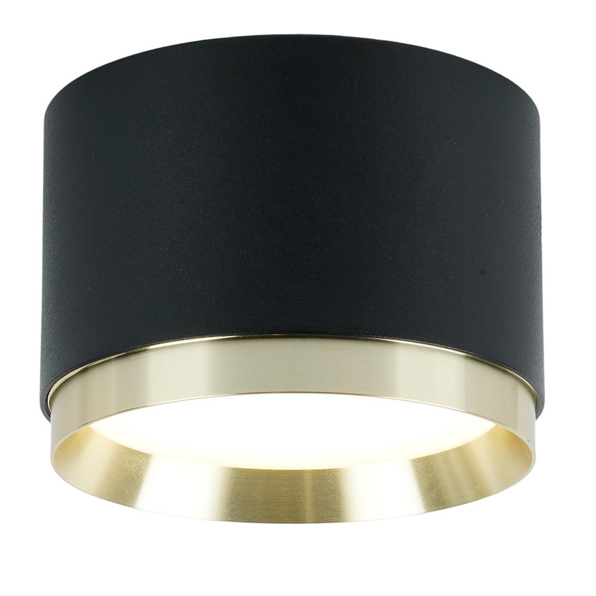 Светильники споты светодиодные Светильник Feron потолочный Barrel DUET HL459 GX53 черный + золото IP20 52021 