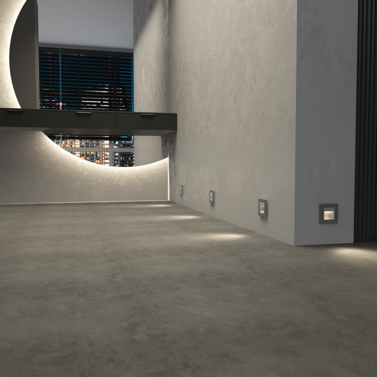 Werkel Серебряный матовый Встраиваемая LED подсветка Werkel (серебряный матовый) W1154165