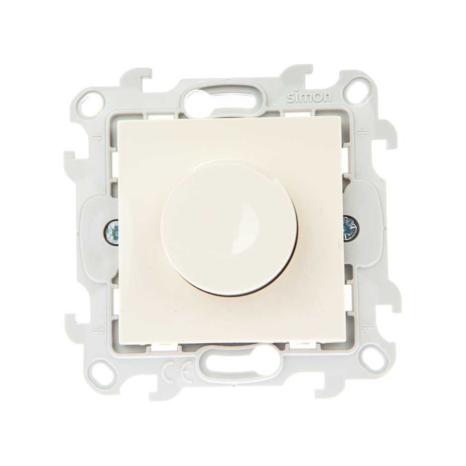Розетки и выключатели Simon 24 Слоновая кость Светорегулятор Simon 24 Слоновая кость проходной, 40-450W 2410313-031