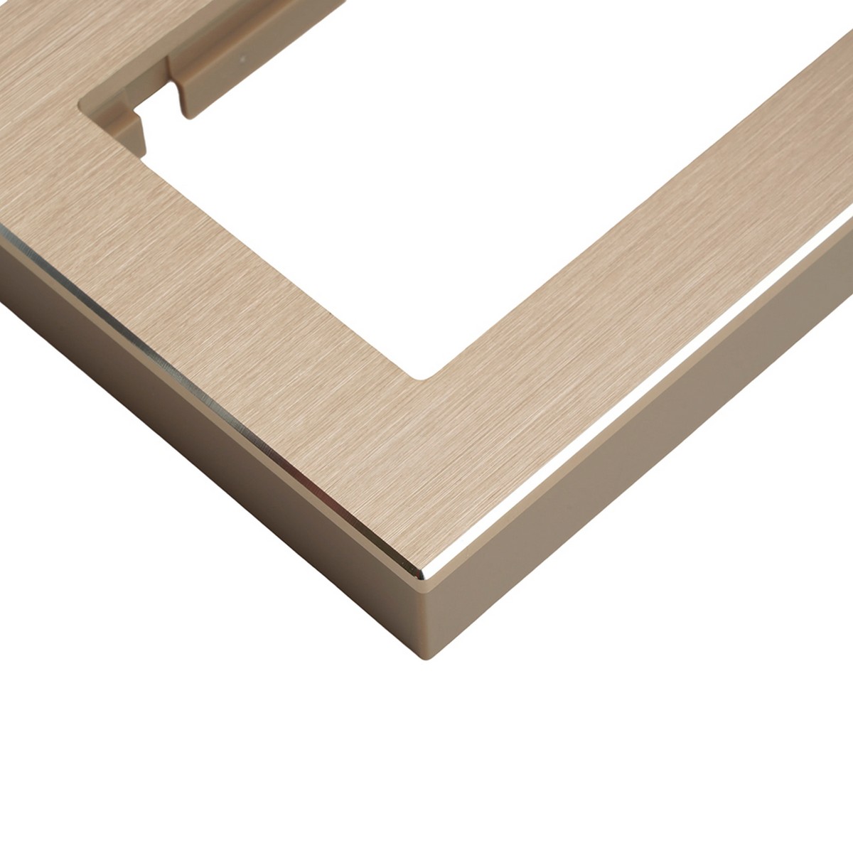 Катрин - Розетки и выключатели Stekker Рамка 2-местная (без перемычки) металл STEKKER MFR00-7012-02 Катрин шампань 50030