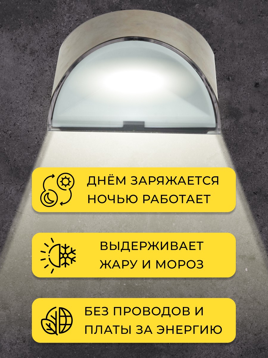 Светильник Solar LED MP106 для архитектурной подсветки на солнечной батарее 48106