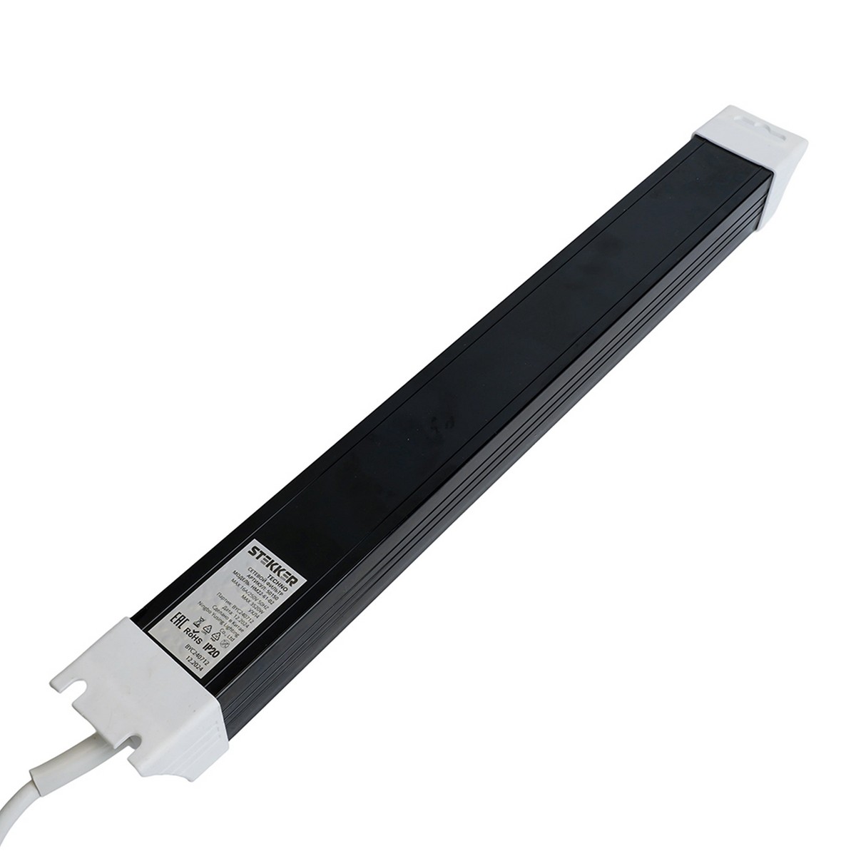 Колодки и удлинители, тройники Сетевой фильтр 6-местный с/з STEKKER HM22-61-03 3 м Techno белый 50151 