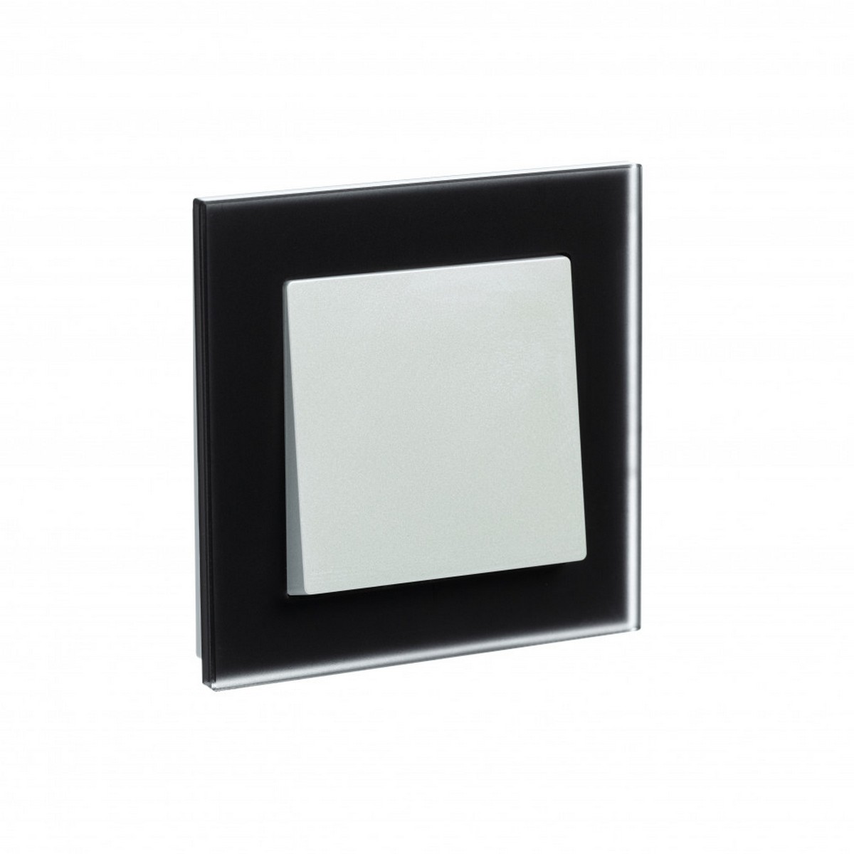 AtlasDesign Рамки Nature Рамка Systeme Electric AtlasDesign Nature Матовое стекло черный 1-ая ATN331001