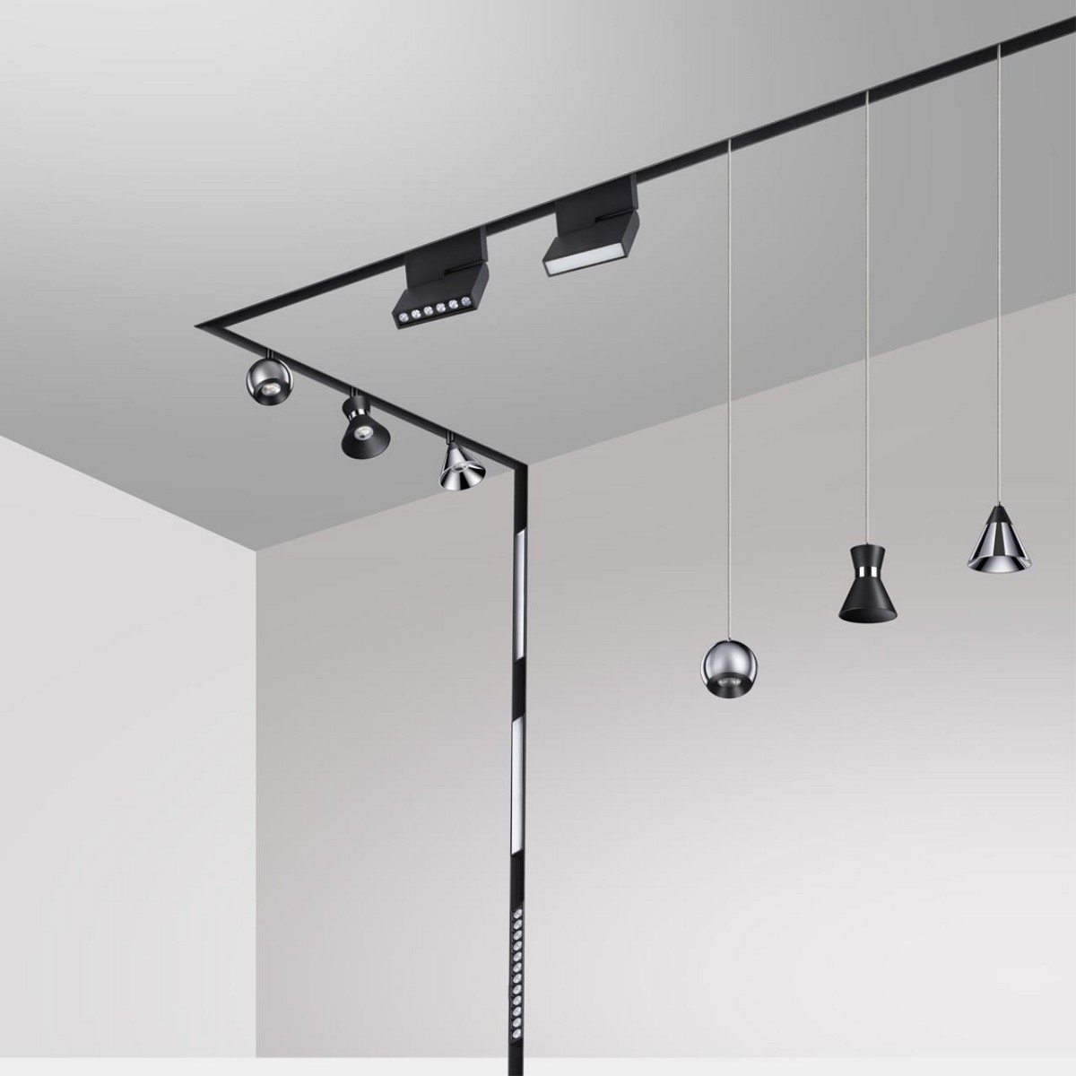 Трековые светодиодные светильники Трековый светильник для низковольтного шинопровода NOVOTECH 358465 FLUM 