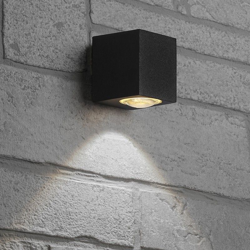 Уличные настенные светильники Светильник уличный светодиодный Feron DH054 6W 400Lm 4000K черный 48482 