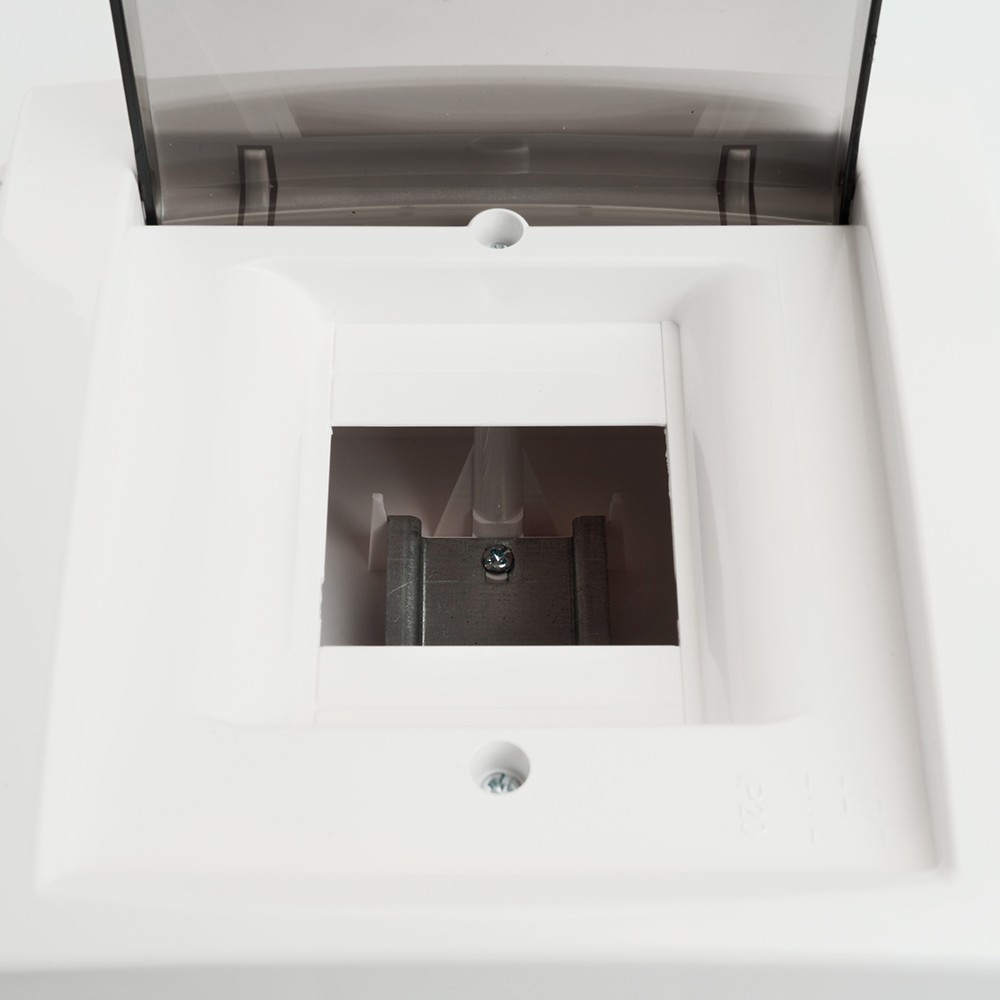 Пластиковые боксы и щиты Stekker Бокс настенный STEKKER EBX50-3/04-20 4 модуля белый пластик серия Standart 49641