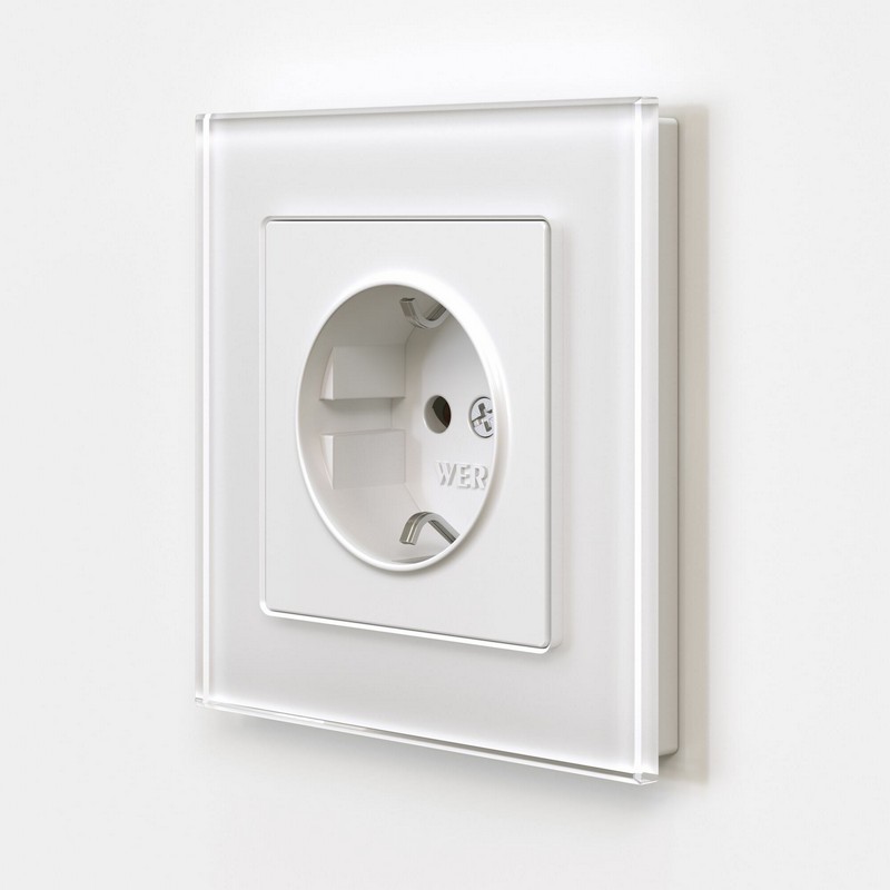 Werkel Белый матовый механизмы Розетка Werkel с заземлением и шторками (БЕЛЫЙ МАТОВЫЙ) W1171161