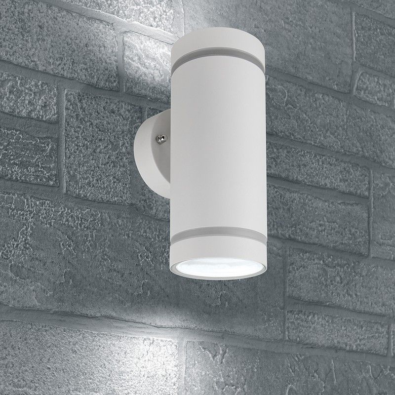 Уличные настенные светильники Светильник садово-парковый Feron DH1002 на стену вверх/вниз 230V белый 48316 