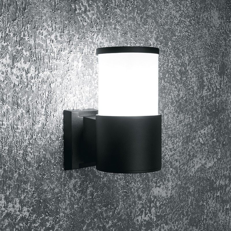 Уличные настенные светильники Светильник садово-парковый Feron DH0904 на стену вверх  E27 230V черный 11656 