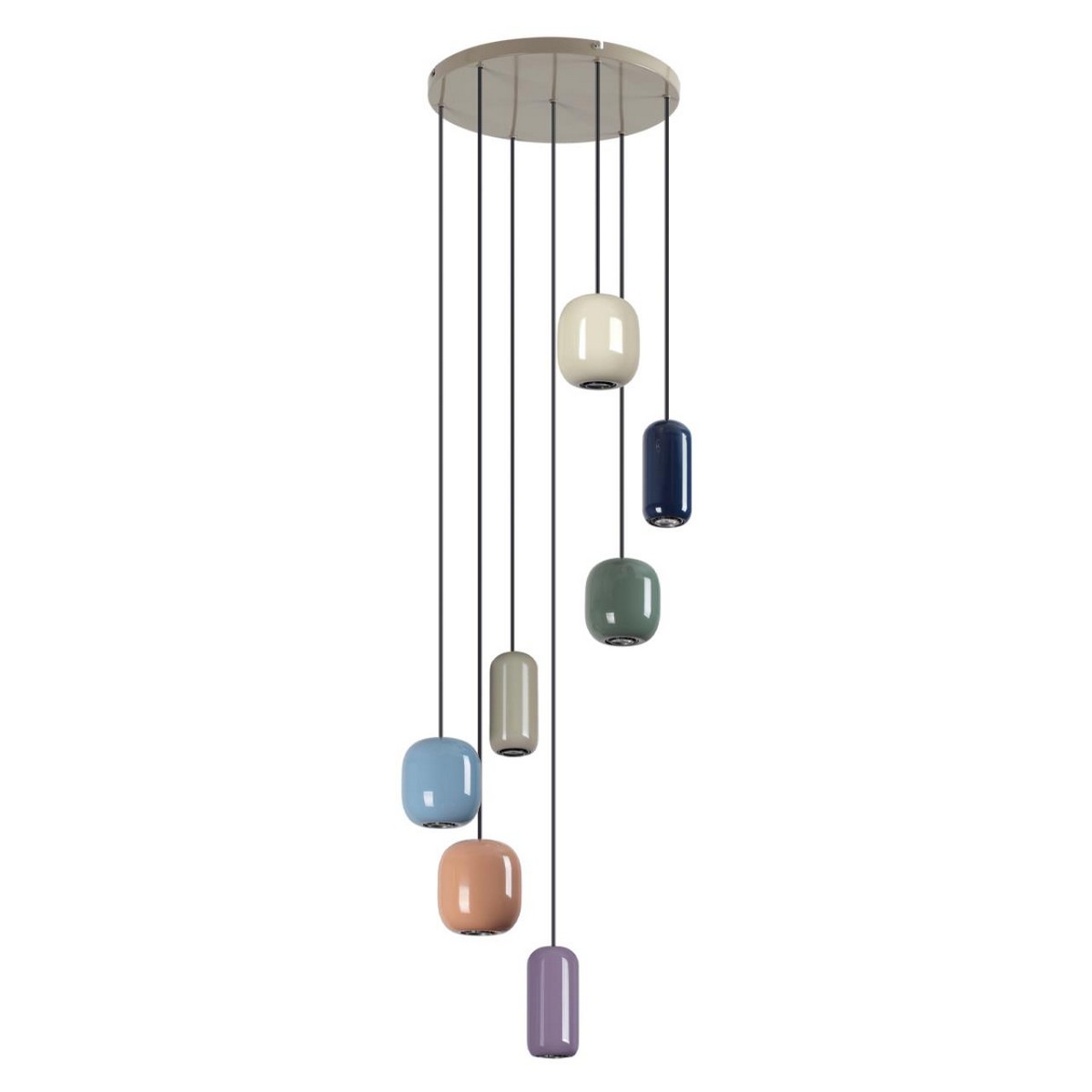 Люстры Люстра каскадная ODEON LIGHT 5053/7 OVALI 