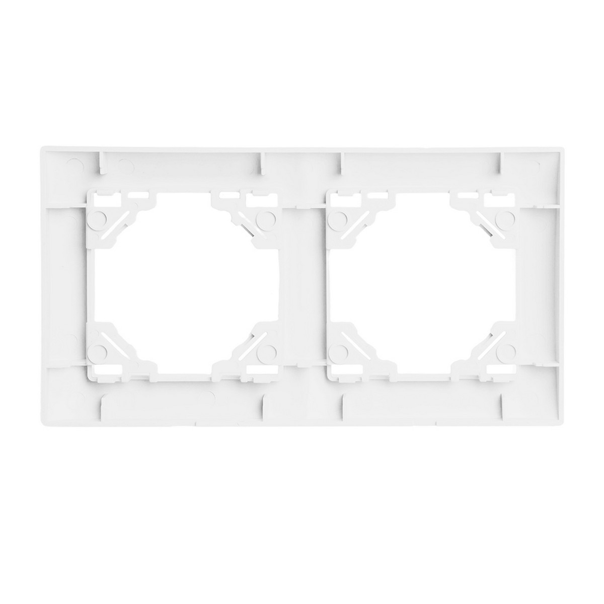 Эрна - Розетки и выключатели Stekker Рамка STEKKER 2-местная Эрна белый PFR00-9002-01 49630