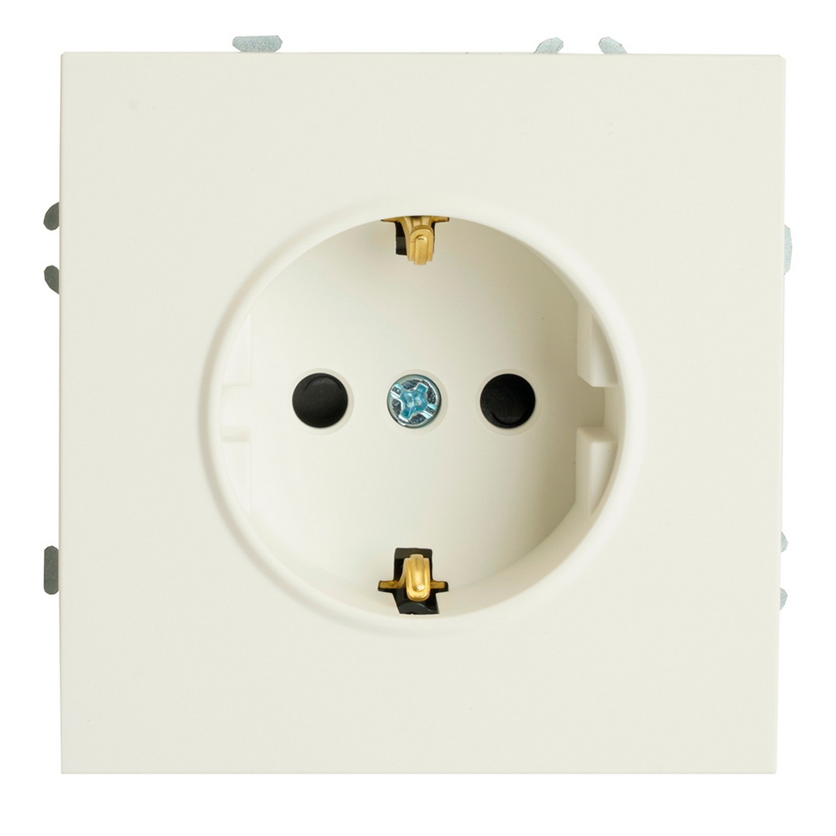 Эмили - Розетки и выключатели Stekker Розетка 1-ая с защитной шторкой с/з STEKKER Эмили RST16-5110-01 белый фарфор soft touch 49880