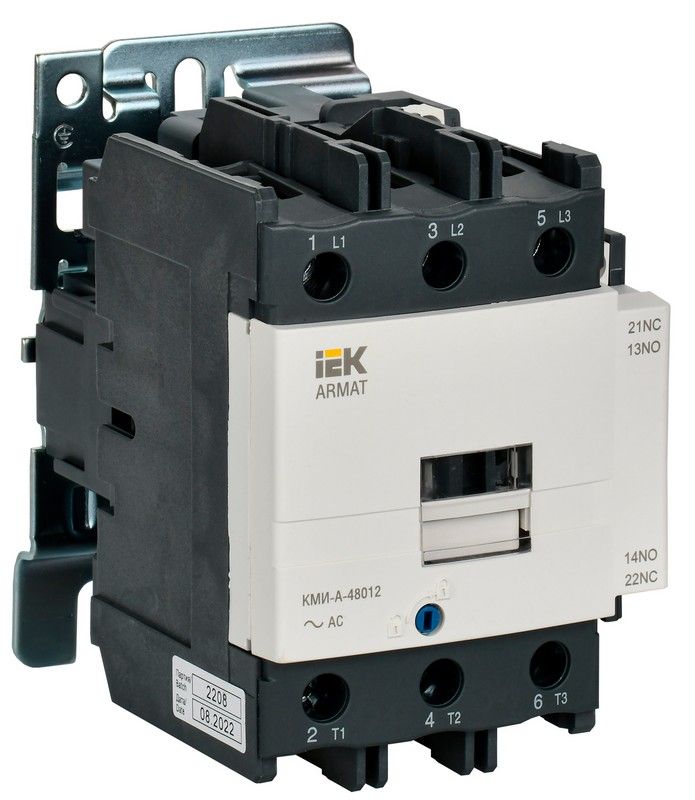 Контакторы Контактор IEK ARMAT КМИ-А-48012 LC1D 80А 230В/АС3 1НО/1НЗ AR-ACC-41-080-230-11 
