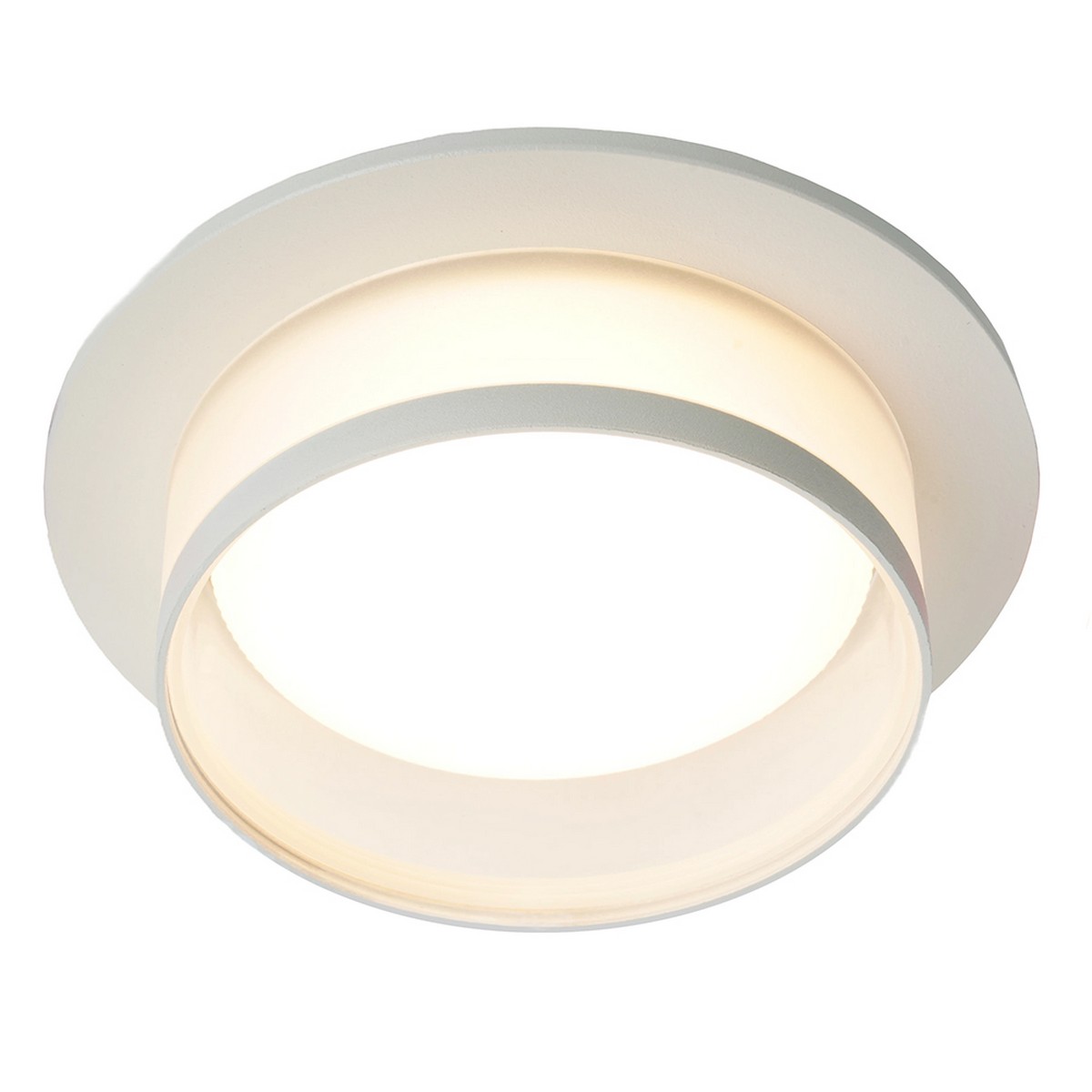 Встраиваемые светодиодные светильники Светильник встраиваемый Feron DL500 GX53 белый круг 51085 