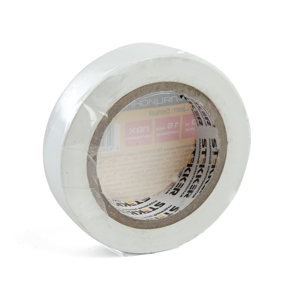 Изолента STEKKER INTP01315-10 0,13*15 мм. 10 м. зеленый 39901