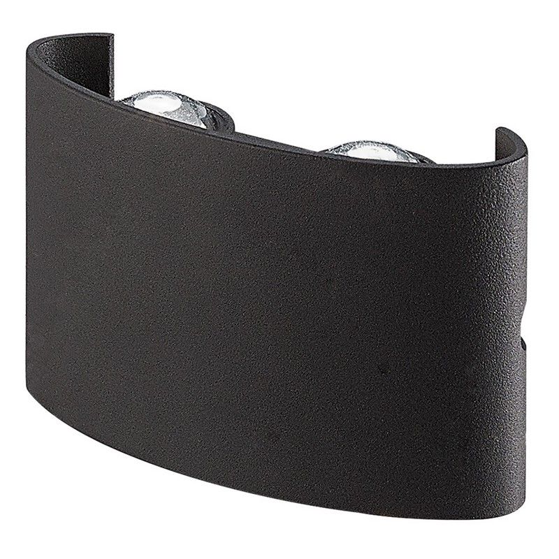 Уличные настенные светильники Светильник уличный светодиодный Feron DH701 4*1W 300Lm 3000K черный 48313 