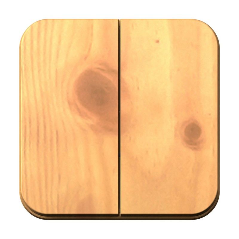 Blanca ясень розетки и выключатели Выключатель SE Blanca 2-клавишный Ясень наружный BLNVA105005