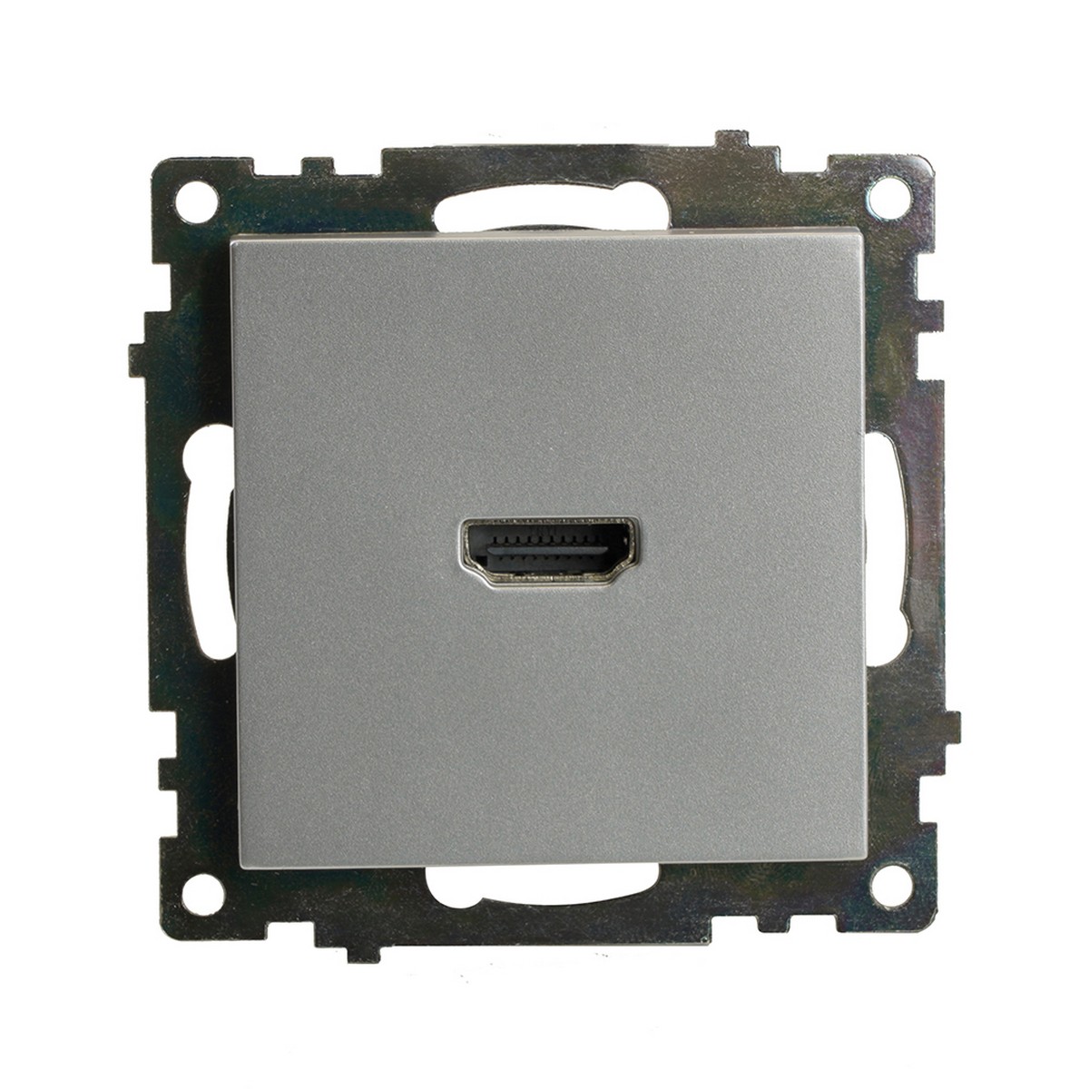 Катрин - Розетки и выключатели Stekker Розетка HDMI 2.1 Type A STEKKER GLS00-7118-03 Катрин серебро 50061