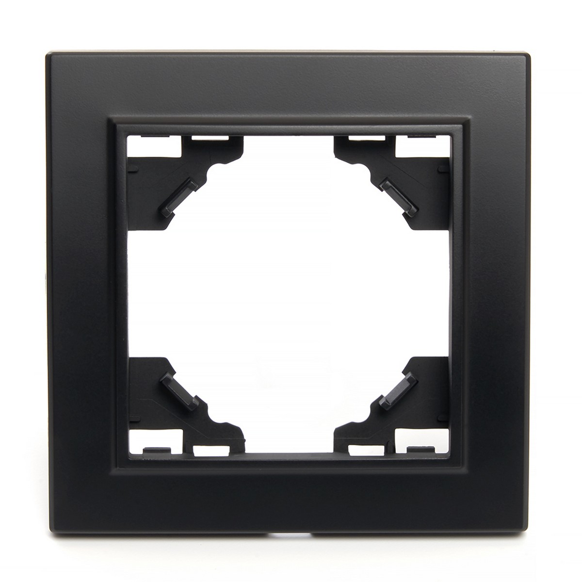Эрна - Розетки и выключатели Stekker Рамка 1-местная STEKKER PFR00-9001-03 серия Эрна черный 39625