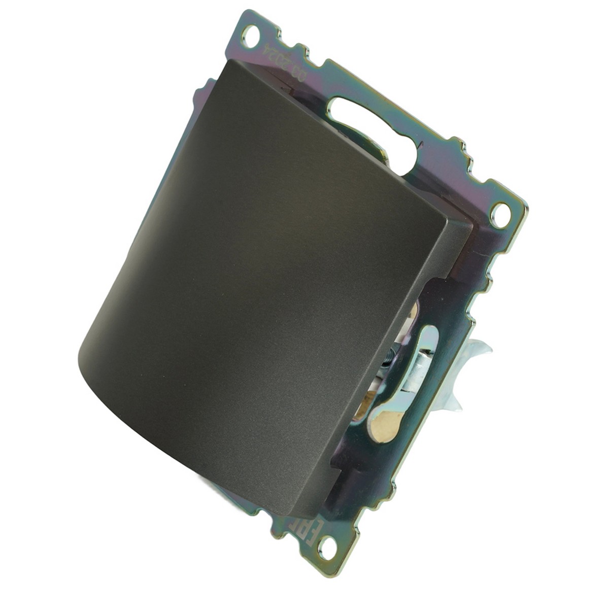 Катрин - Розетки и выключатели Stekker Кабельный вывод STEKKER Катрин графит GLS00-7116-06 49469