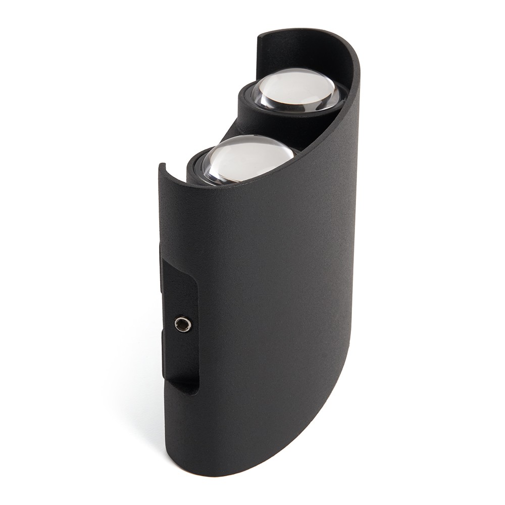 Уличные настенные светильники Светильник уличный светодиодный Feron DH701 4*1W 300Lm 3000K черный 48313 