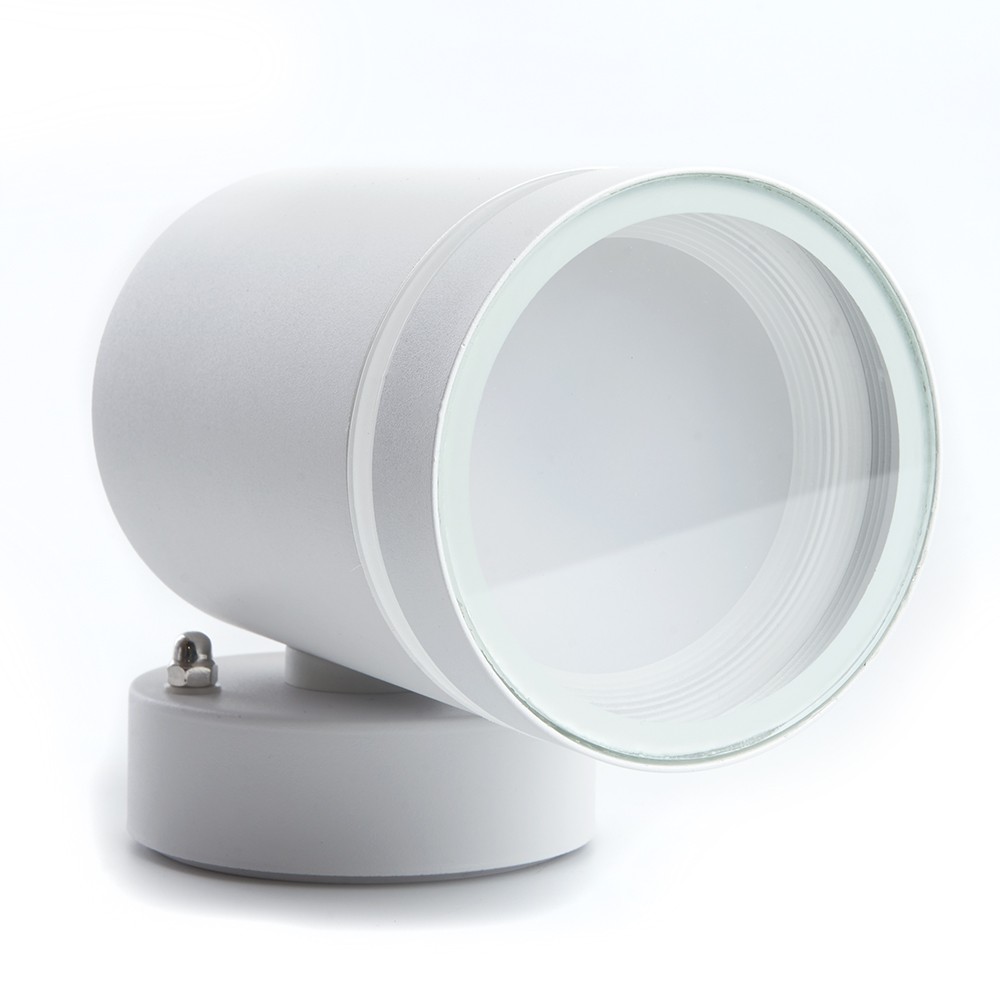 Уличные настенные светильники Светильник садово-парковый Feron DH1001 на стену  GX53 230V белый 48315 