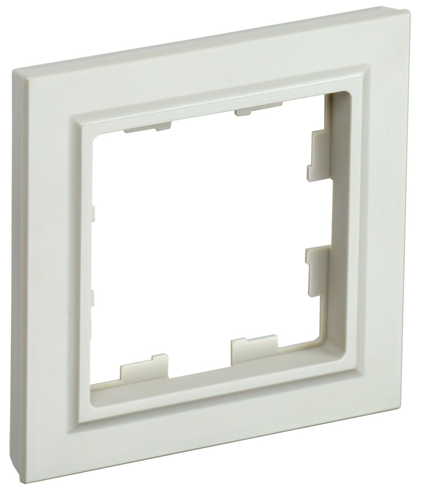 IEK Brite Рамки Рамка IEK BRITE 1-местная РУ-1-БрКр бежевый BR-M12-K10