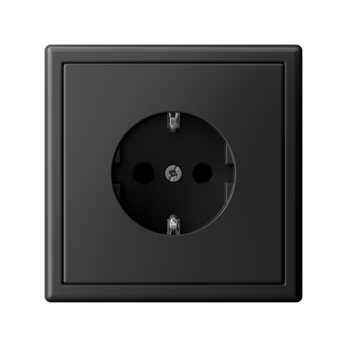 ArtGallery Базальт Розетка SE ArtGallery Базальт с заземлением со шторками, 16А быстрозажим. клем. GAL001445S