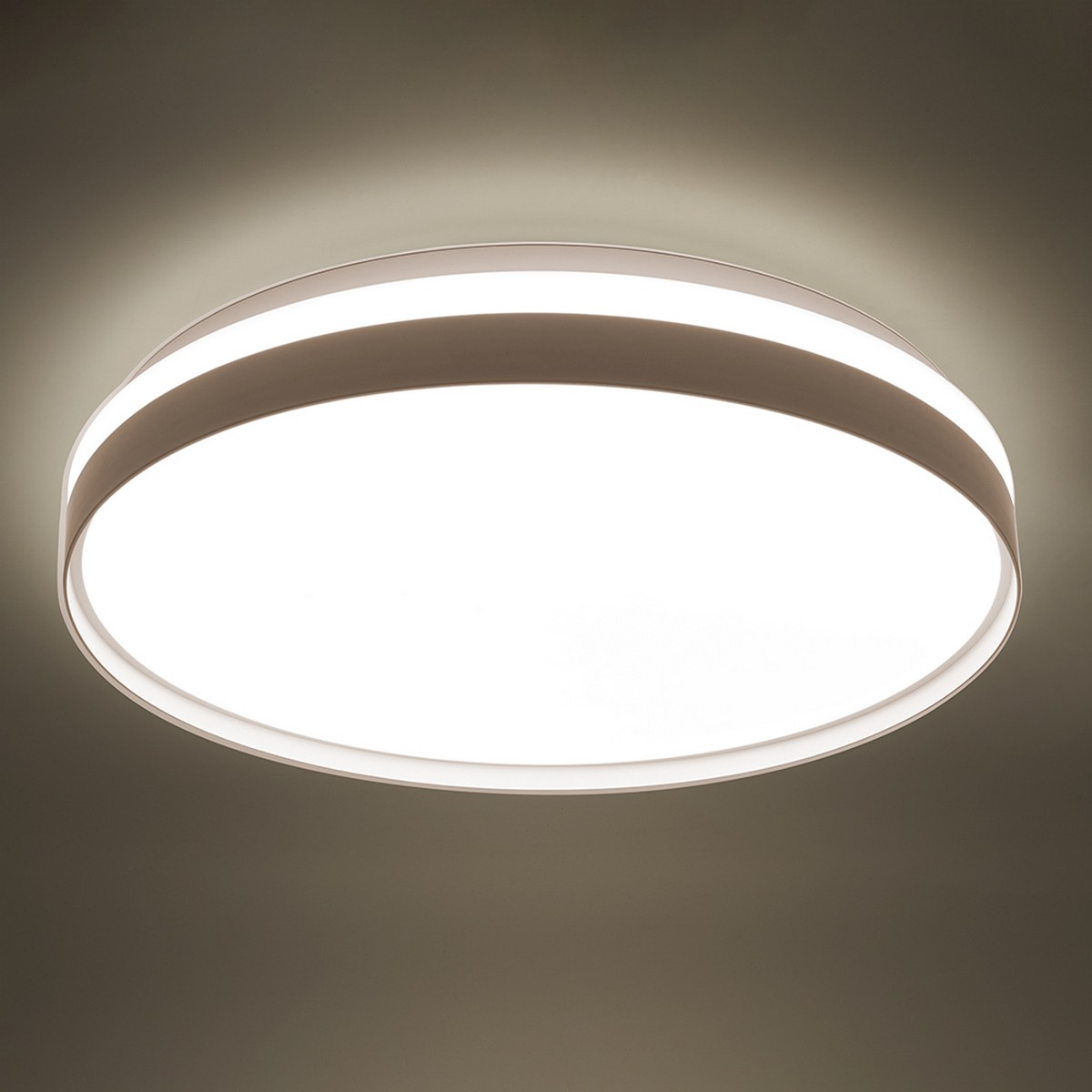 Управляемые светодиодные светильники и люстры Светодиодный управляемый светильник Feron AL6230 “Simple matte” тарелка 80W 3000К-6500K белый 48072 