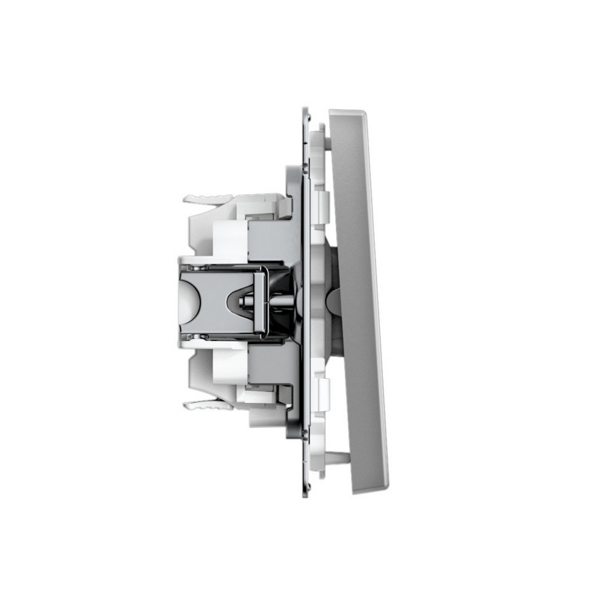 ArtGallery Сталь Переключатель SE ArtGallery Сталь 1-клавишный, быстрозажим. клем. GAL000961S