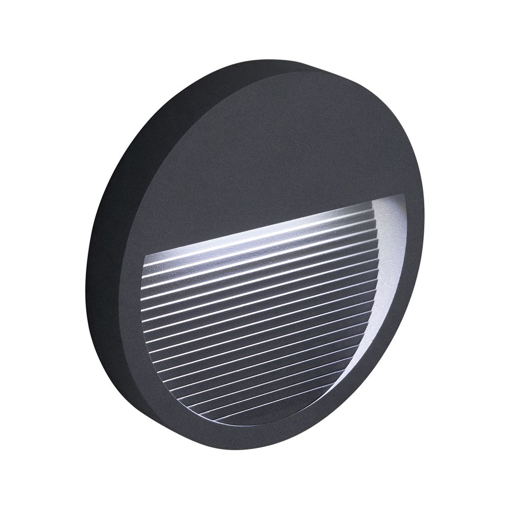 Встраиваемые светодиодные светильники Светодиодный светильник для лестницы Feron DH203 5W 4000K IP65 серый 41176 