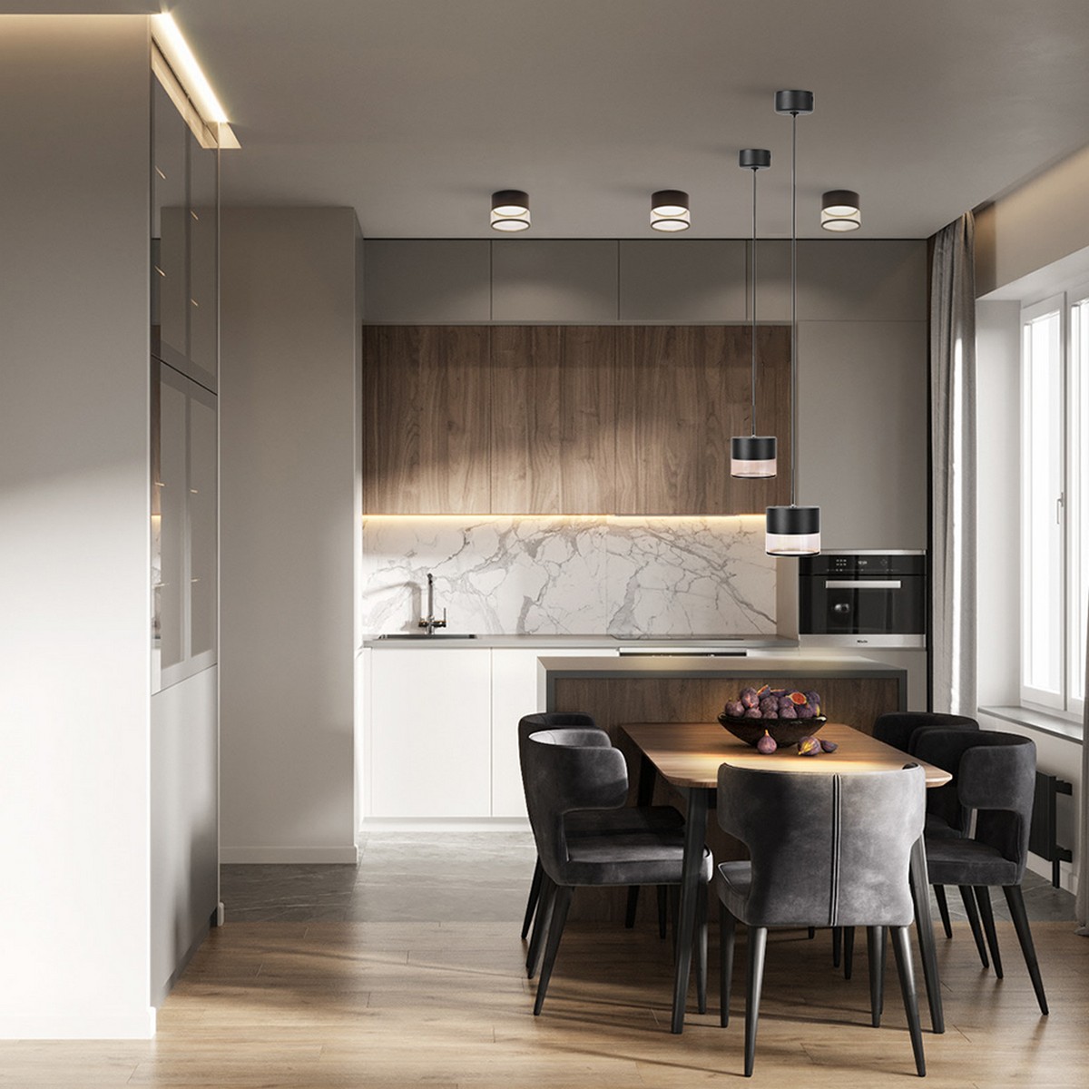 Светильники споты светодиодные Светильник Feron потолочный HL454 HALO 12W GX53 белый 48750 