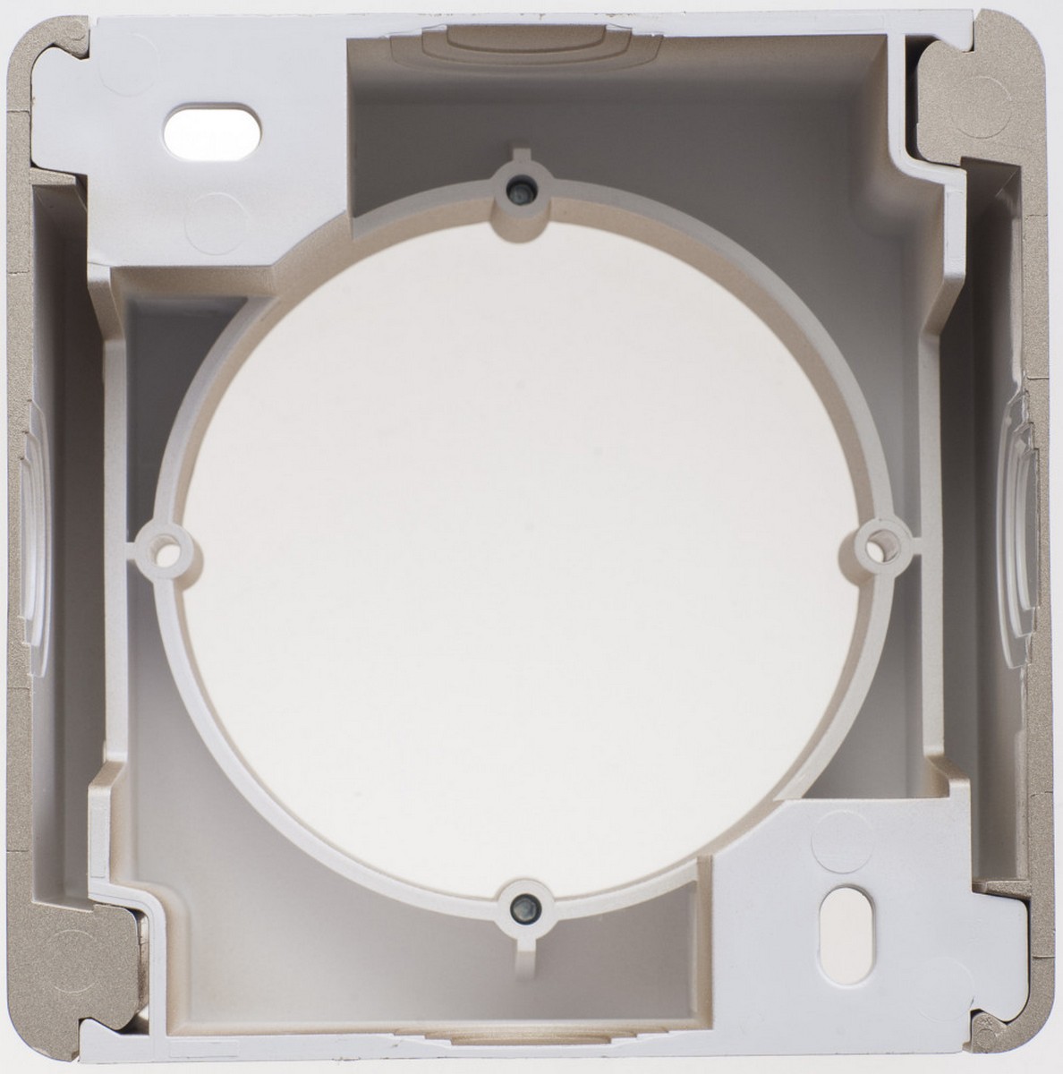 Коробка Systeme Electric Glossa Титан наружного монтажа GSL000400