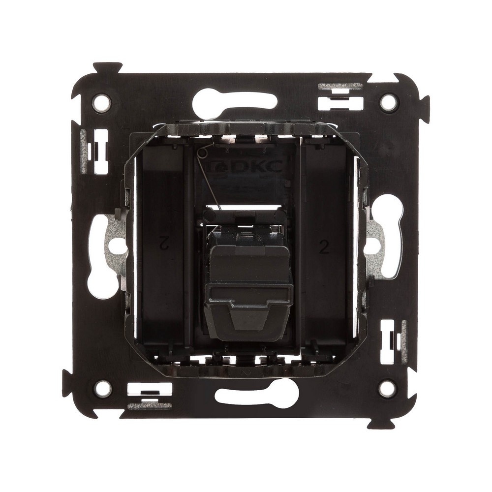 DKC Avanti механизмы Черный матовый Розетка HDMI DKC Avanti одинарная в стену тип А-А "Черный матовый" 4412253