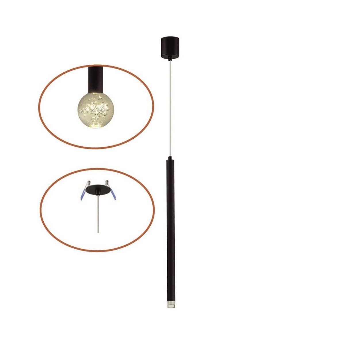 Подвесные светодиодные светильники Подвес ODEON LIGHT 4373/3LA FIANO