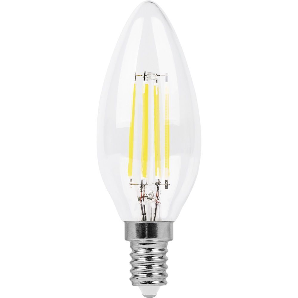 E14 Лампа светодиодная Feron LB-713 Свеча прозрачная E14 11W 4000K 38008 