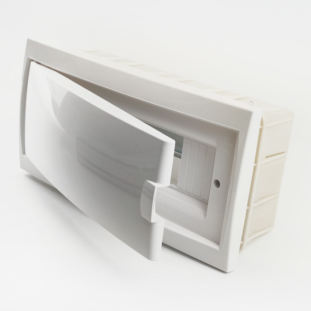 Пластиковые боксы и щиты Stekker Бокс встраиваемый STEKKER EBX50-2/12-20 12 модулей белый пластик серия Standart 49637