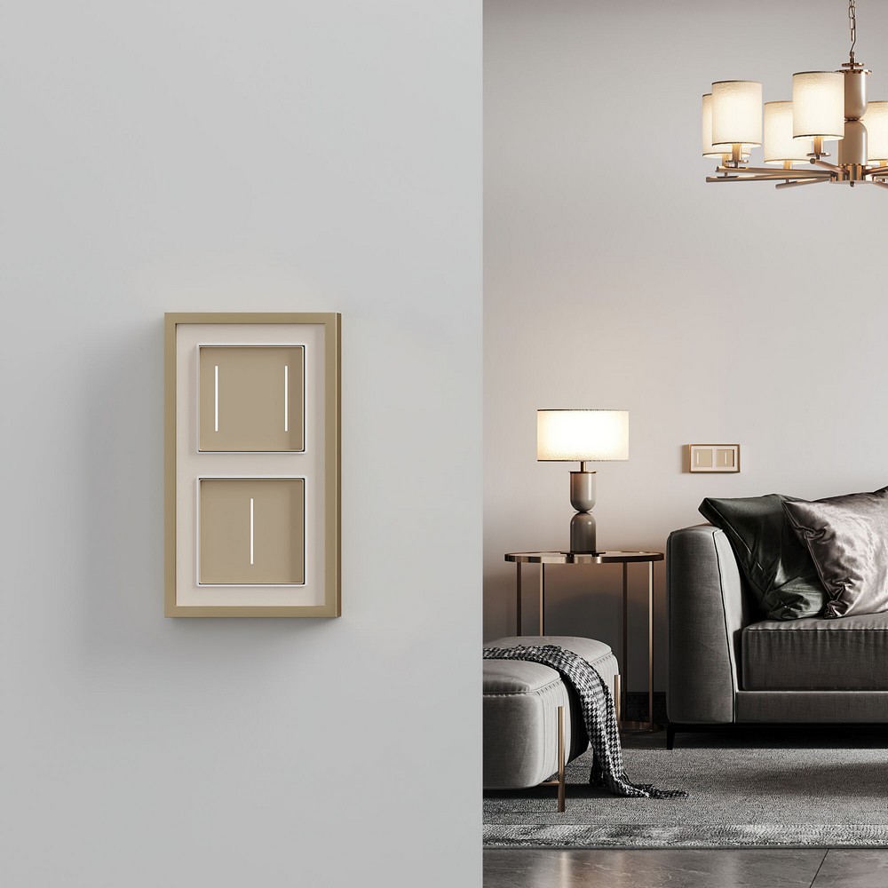 Werkel Шампань механизмы Сенсорный выключатель Werkel одноклавишный с подсветкой (шампань) W45120110