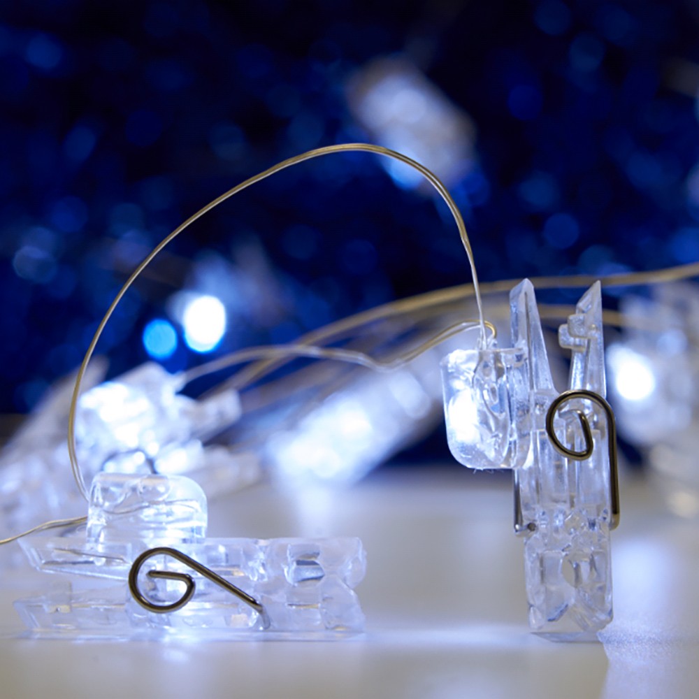 Гирлянда линейная Feron CL573 Прищепки статичная 1.8м USB 5000K 41651