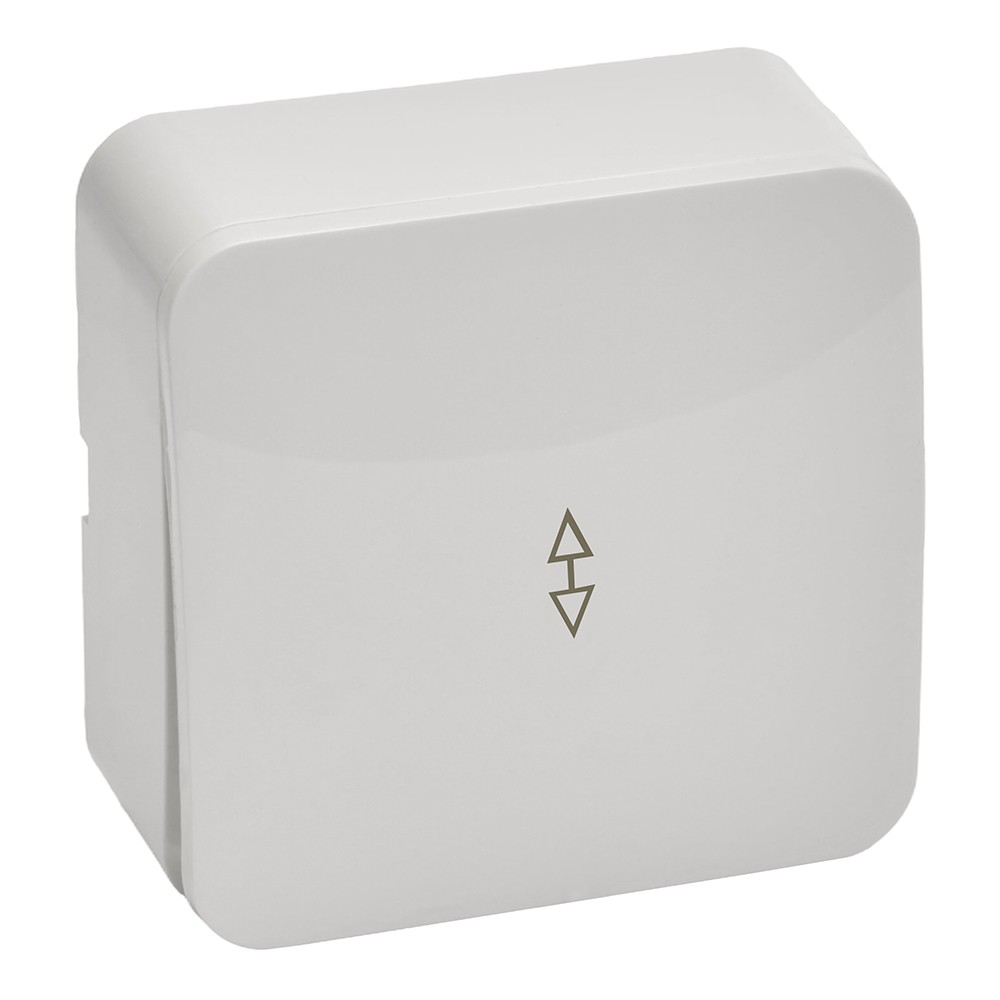 Накладные розетки и выключатели Stekker Переключатель 1-клавишный STEKKER 250В София белый MSW10-12-01 49386