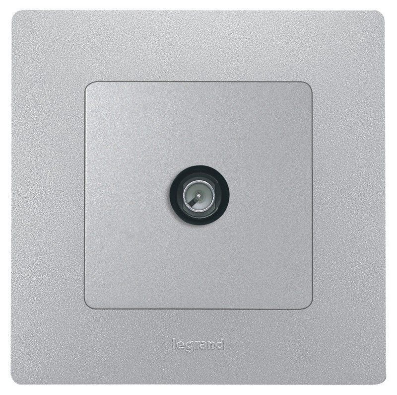 Legrand Etika Алюминий Розетка TV Legrand Etika алюминий оконечная 672465