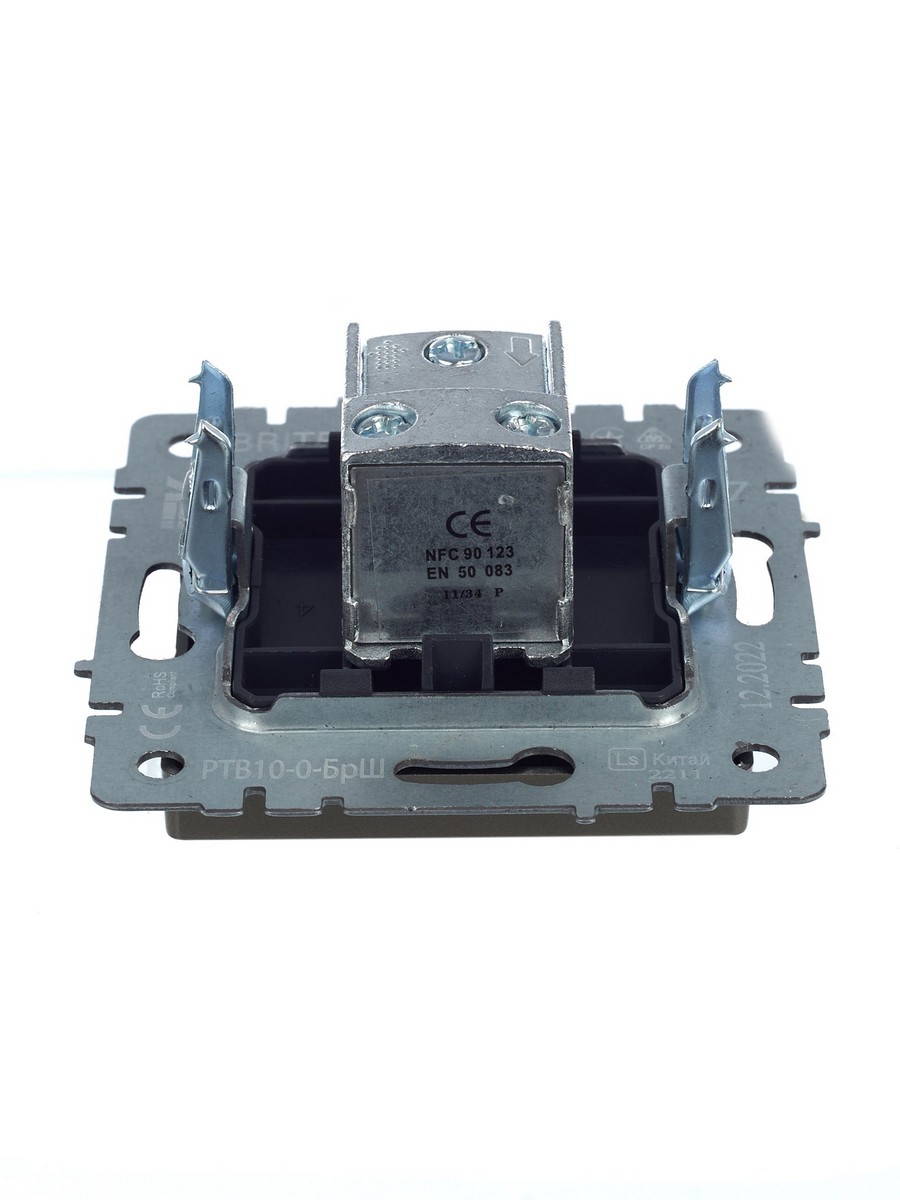 IEK Brite Шампань Розетка IEK BRITE TV проходная РТВ10-0-БрШ шампань BR-A10-P-K37