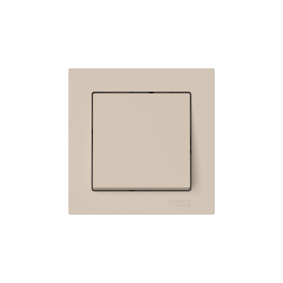 AtlasDesign Песочный Выключатель SE AtlasDesign Песочный 1-клавишный в сборе быстрозажим. клем. ATN001212S