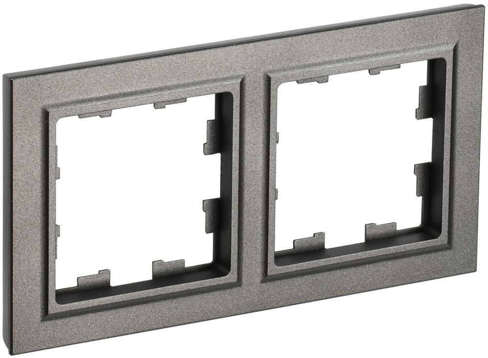 IEK Brite Рамки Рамка IEK BRITE 2-местная РУ-2-БрШ шампань BR-M22-K37